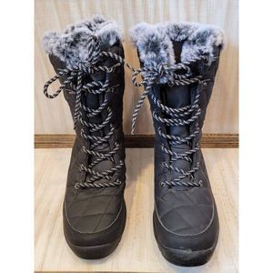 Arctic Shield lace-up boots with faux fur